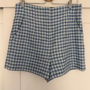 Chic Tweed High Waist Shorts